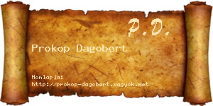 Prokop Dagobert névjegykártya